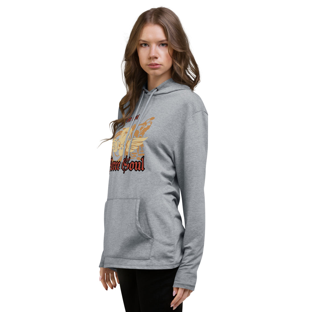 Ride or Die , Fierce Soul, Unisex Lightweight Hoodie