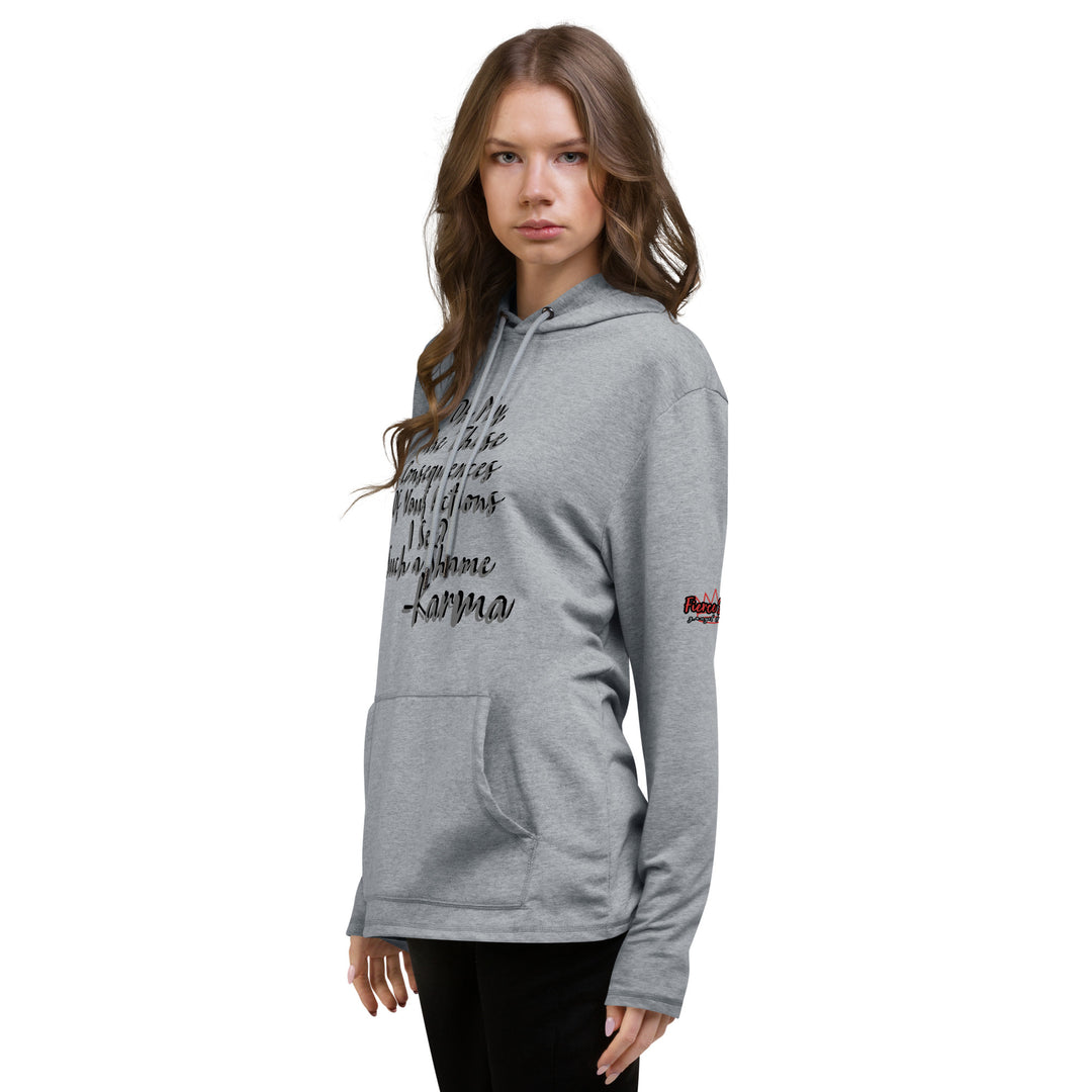 Tree of life shaped Karma, Unisex Lightweight Hoodie