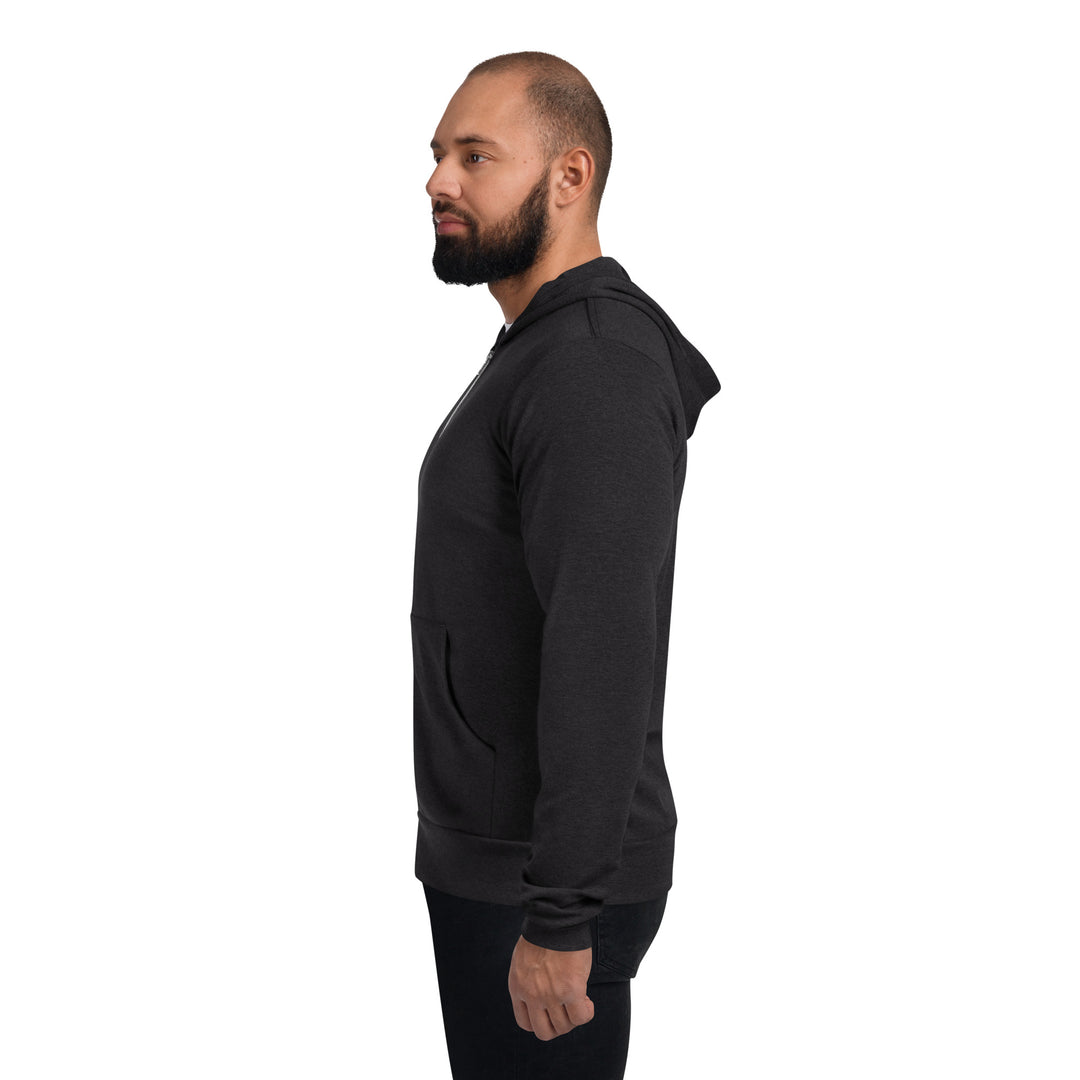 Purple Flying Bat Unisex zip hoodie