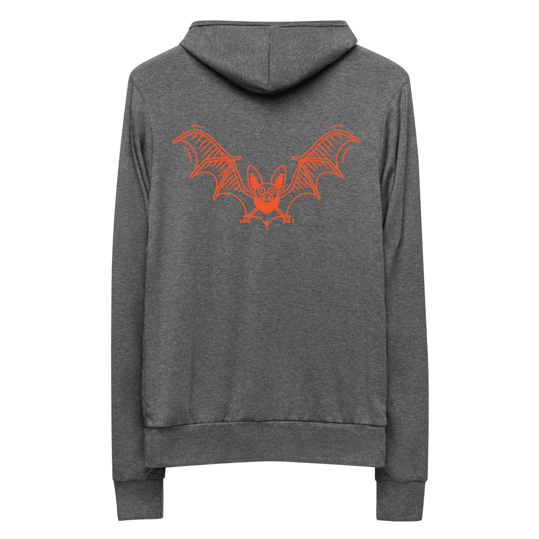 Halloween Flying Bat Unisex zip hoodie