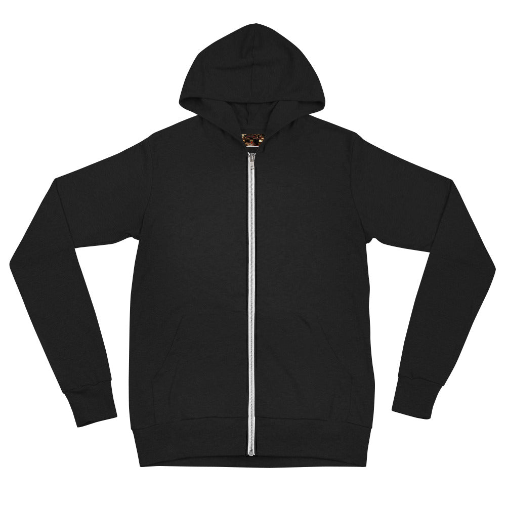 Halloween Flying Bat Unisex zip hoodie