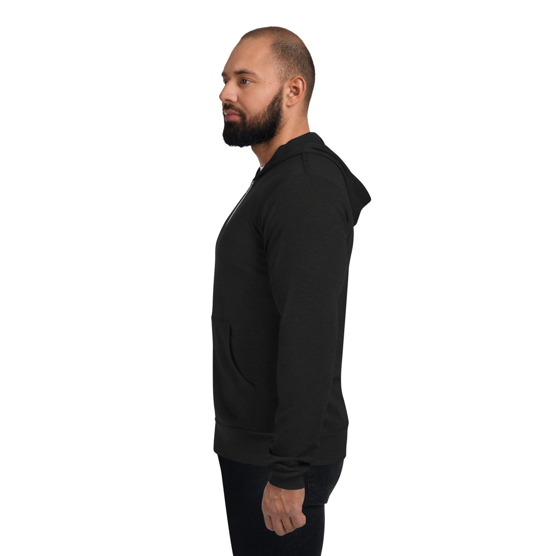 Purple Flying Bat Unisex zip hoodie