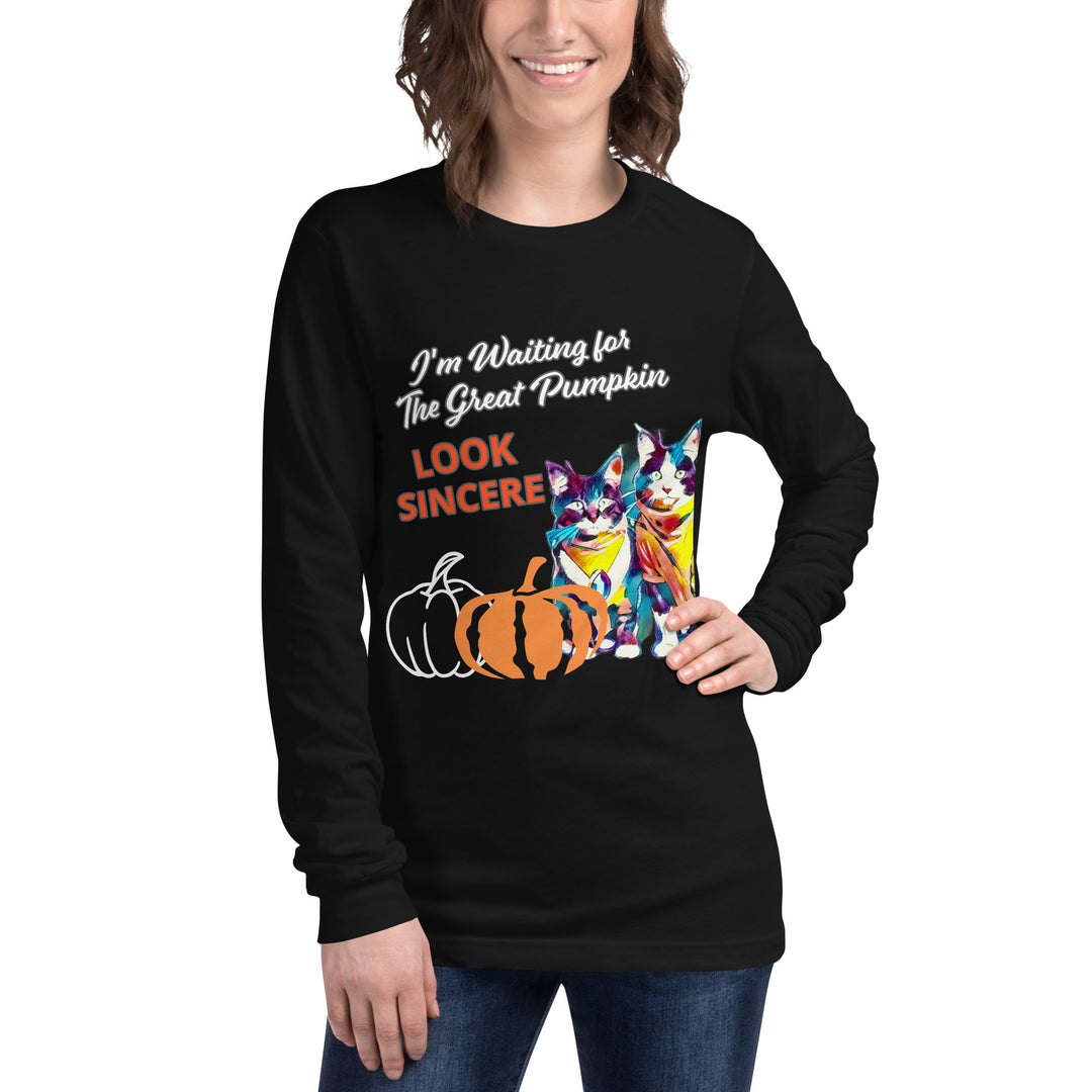 Sincerity for The Great Pumpkin Unisex Long Sleeve Tee