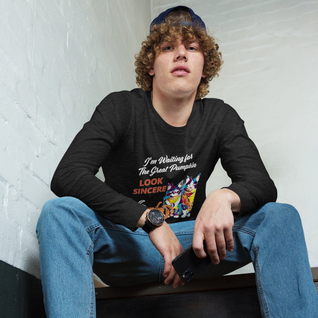Sincerity for The Great Pumpkin Unisex Long Sleeve Tee