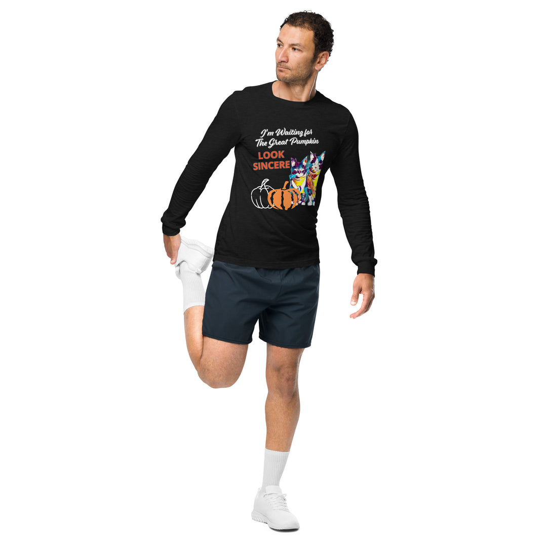Sincerity for The Great Pumpkin Unisex Long Sleeve Tee