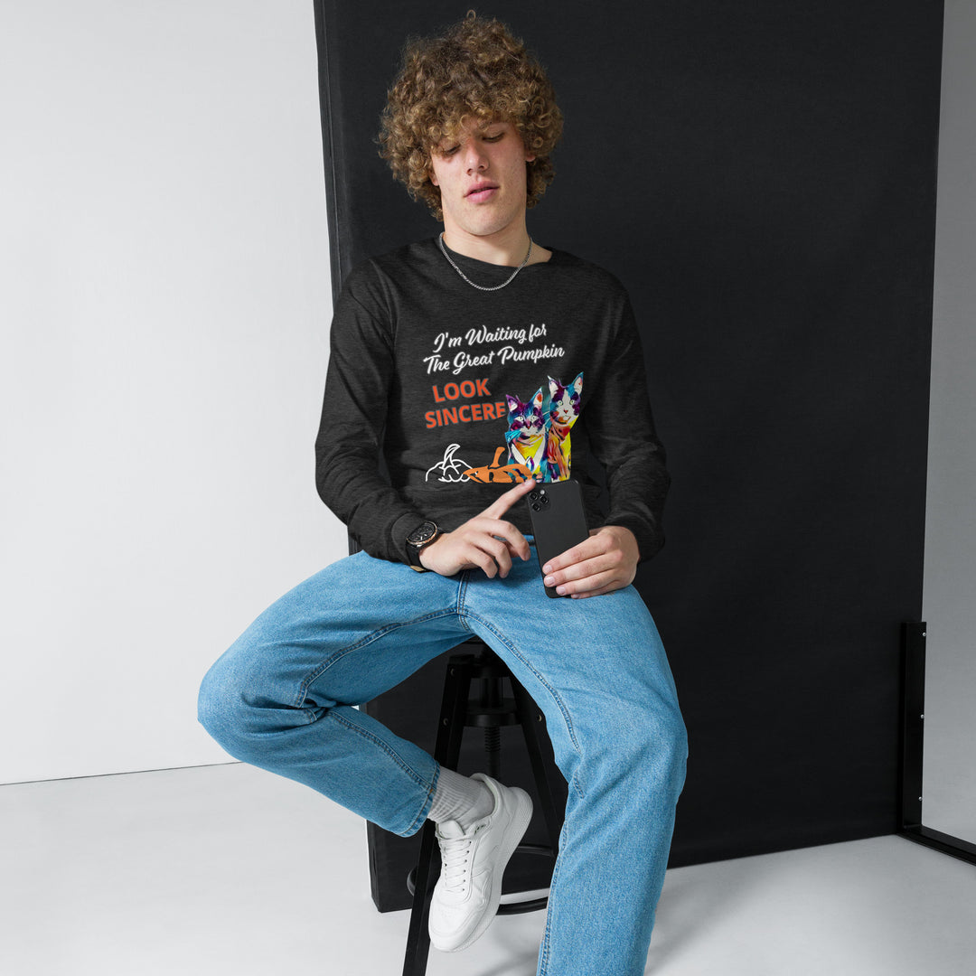 Sincerity for The Great Pumpkin Unisex Long Sleeve Tee