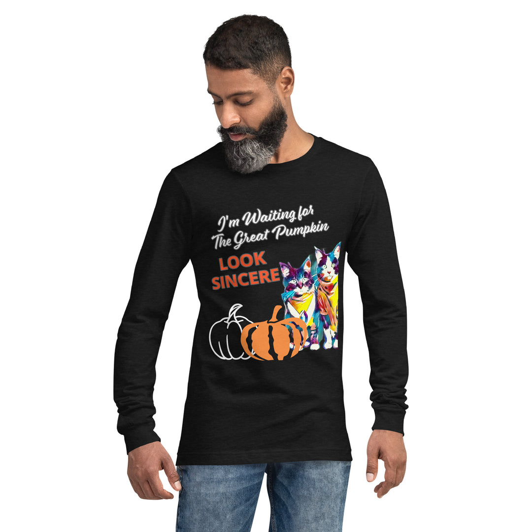 Sincerity for The Great Pumpkin Unisex Long Sleeve Tee