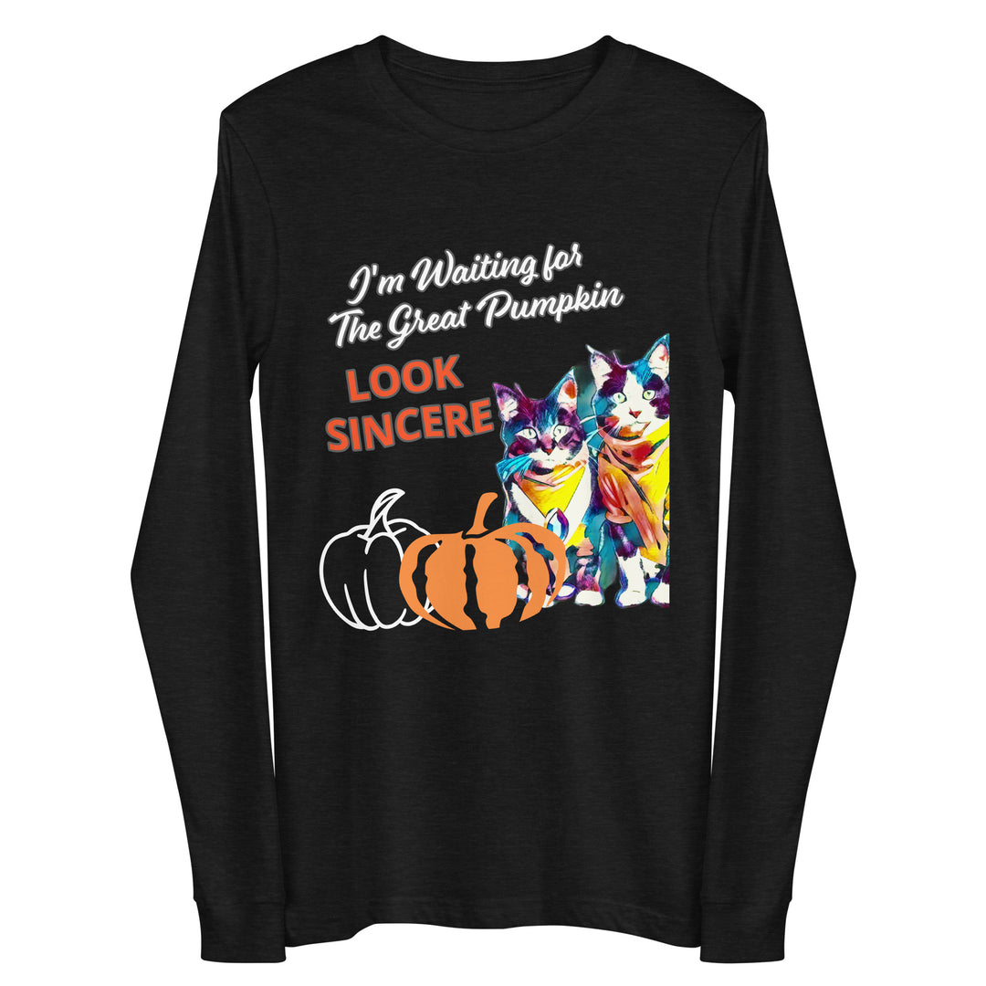 Sincerity for The Great Pumpkin Unisex Long Sleeve Tee