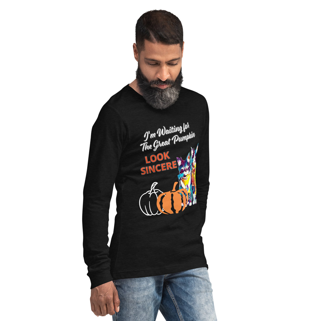 Sincerity for The Great Pumpkin Unisex Long Sleeve Tee