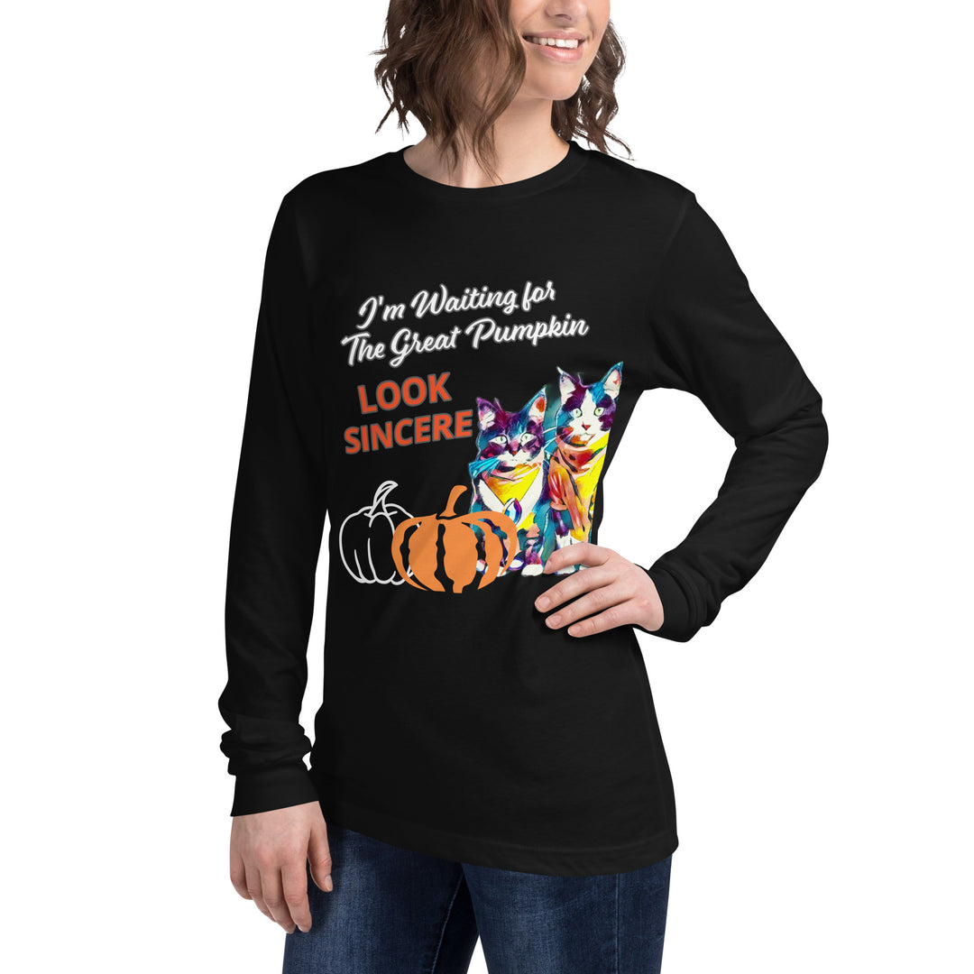 Sincerity for The Great Pumpkin Unisex Long Sleeve Tee