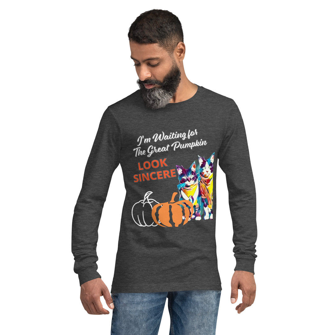Sincerity for The Great Pumpkin Unisex Long Sleeve Tee