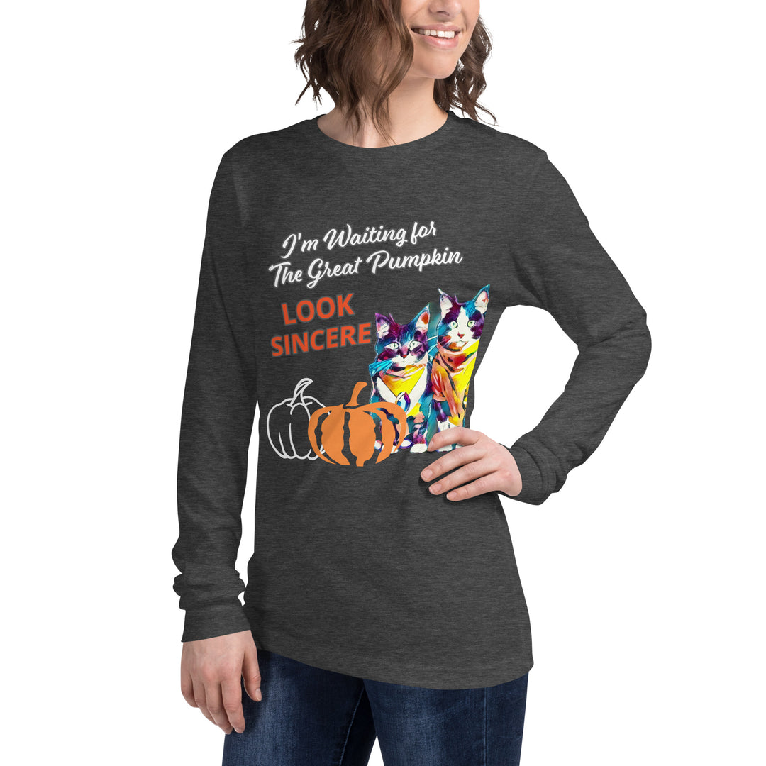 Sincerity for The Great Pumpkin Unisex Long Sleeve Tee