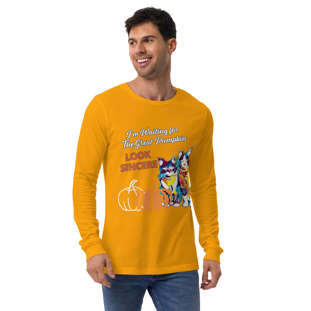 Sincerity for The Great Pumpkin Unisex Long Sleeve Tee
