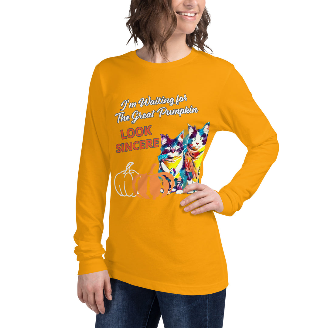 Sincerity for The Great Pumpkin Unisex Long Sleeve Tee