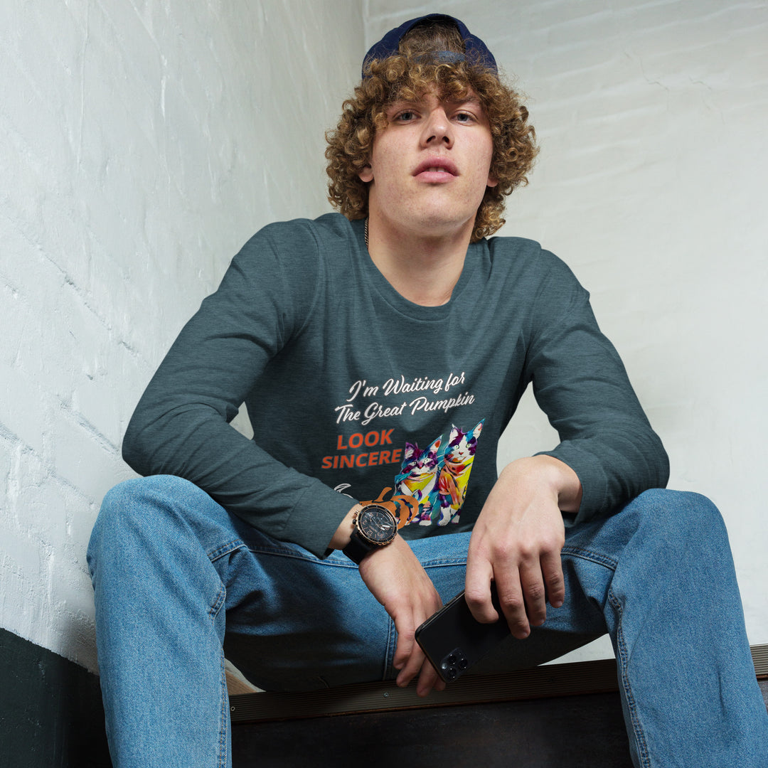 Sincerity for The Great Pumpkin Unisex Long Sleeve Tee