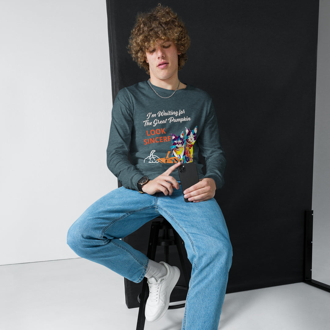 Sincerity for The Great Pumpkin Unisex Long Sleeve Tee