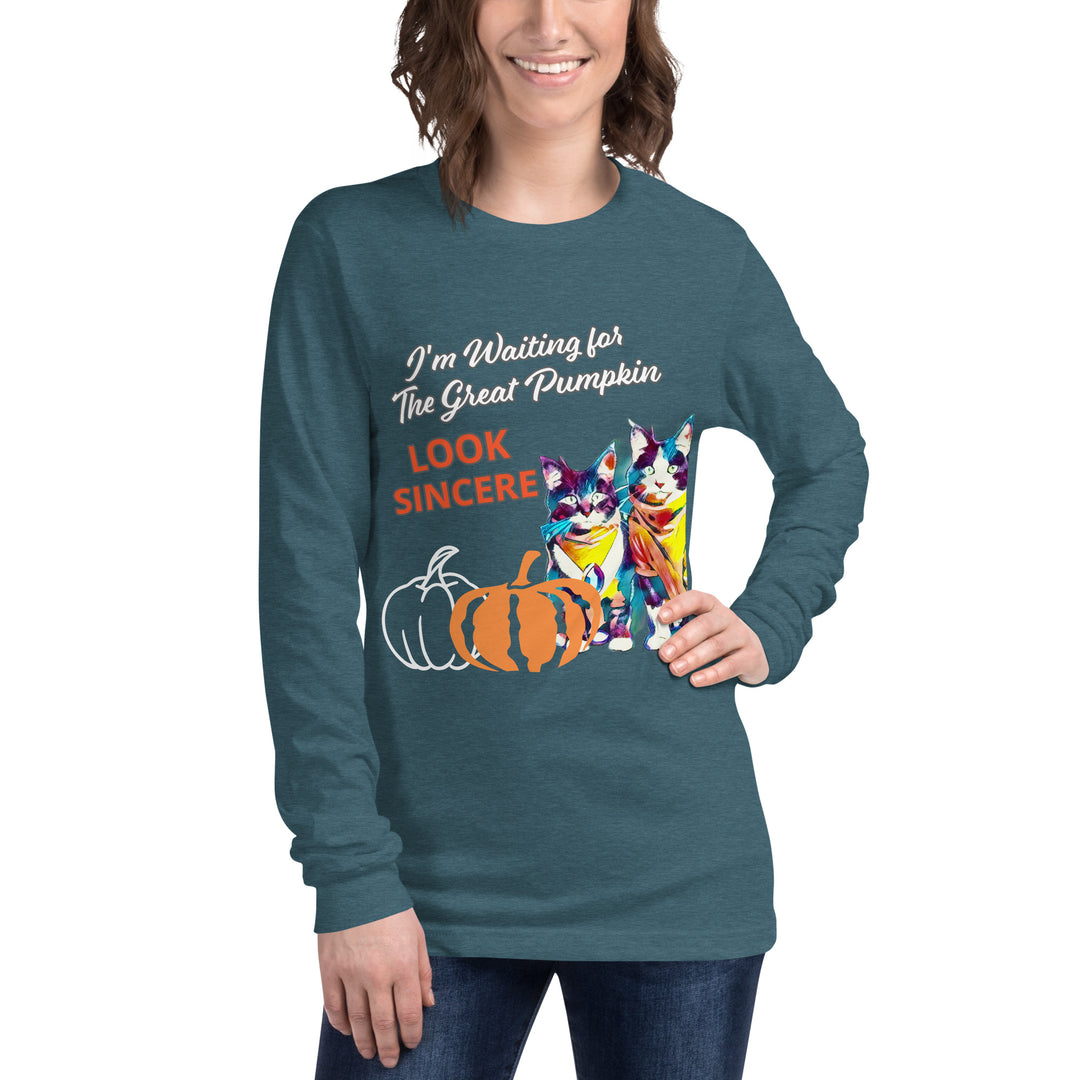 Sincerity for The Great Pumpkin Unisex Long Sleeve Tee