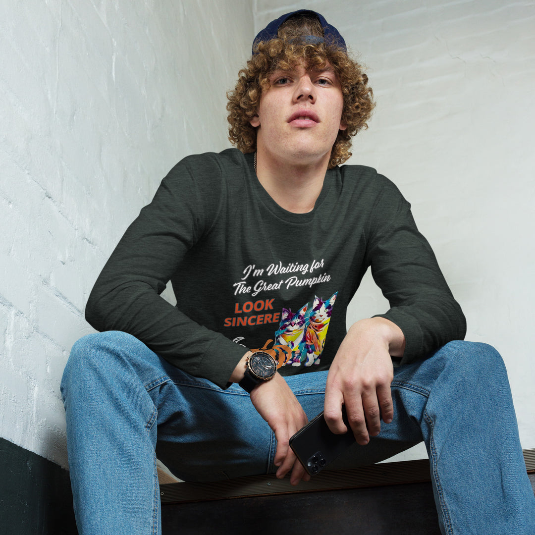 Sincerity for The Great Pumpkin Unisex Long Sleeve Tee