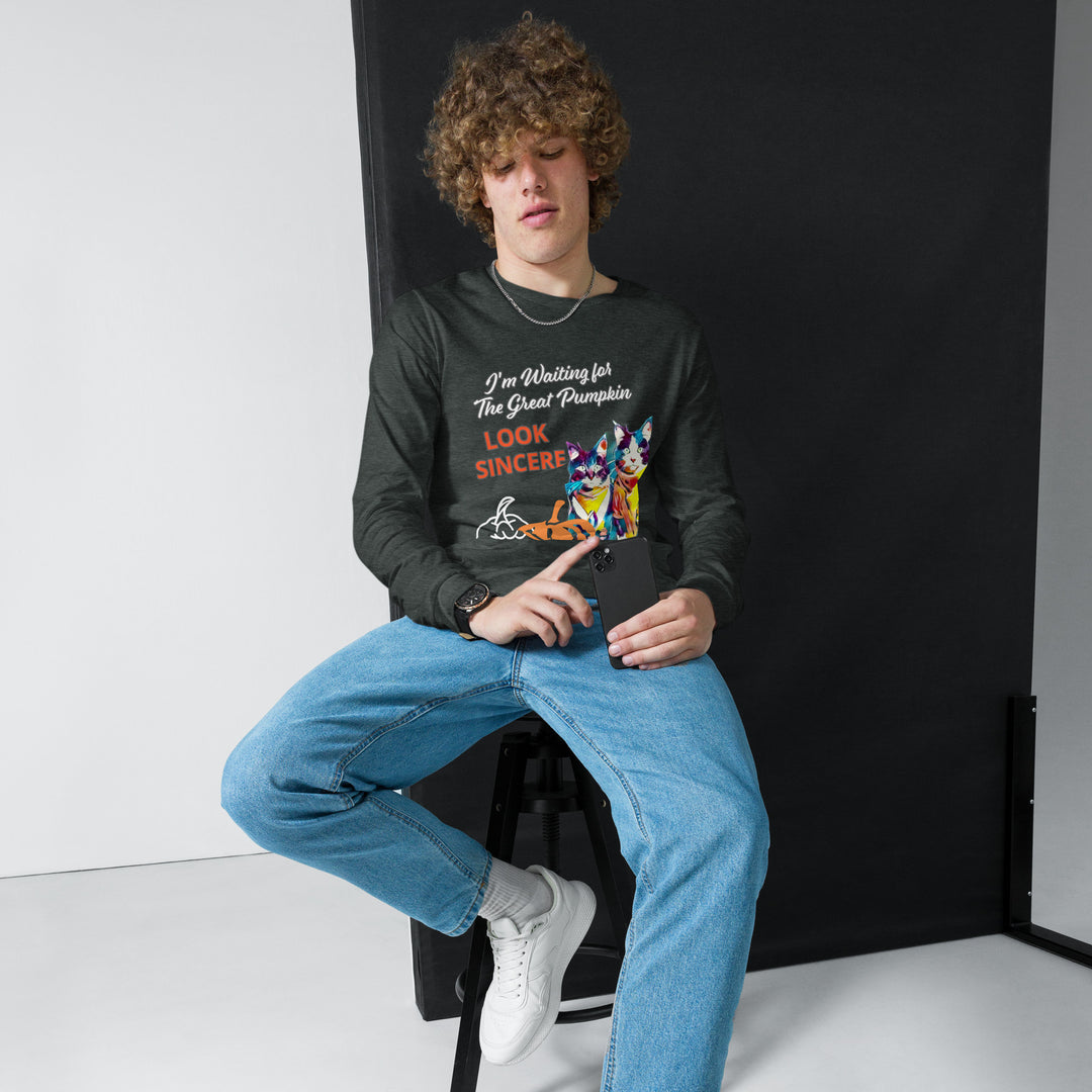 Sincerity for The Great Pumpkin Unisex Long Sleeve Tee