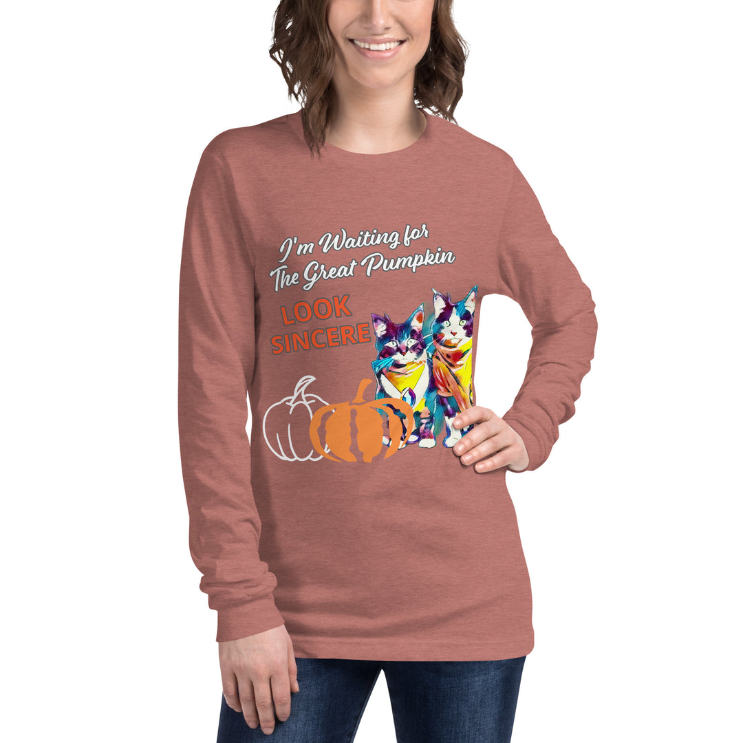 Sincerity for The Great Pumpkin Unisex Long Sleeve Tee