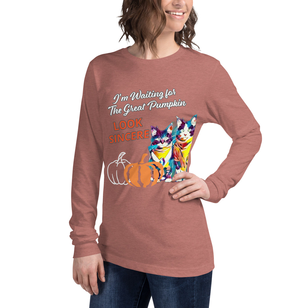 Sincerity for The Great Pumpkin Unisex Long Sleeve Tee