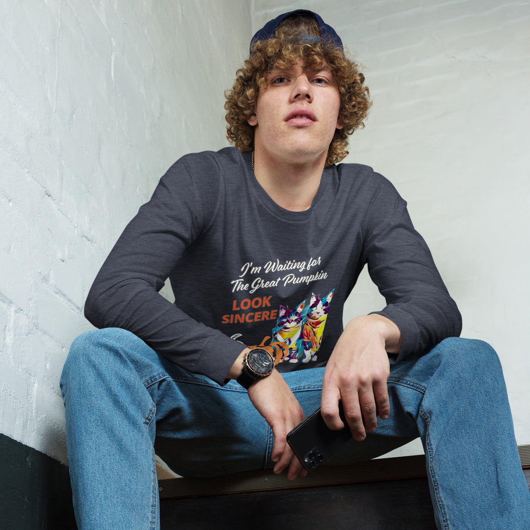 Sincerity for The Great Pumpkin Unisex Long Sleeve Tee