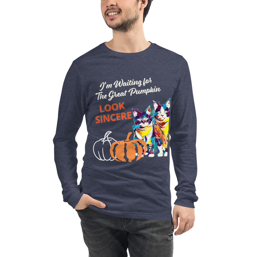 Sincerity for The Great Pumpkin Unisex Long Sleeve Tee