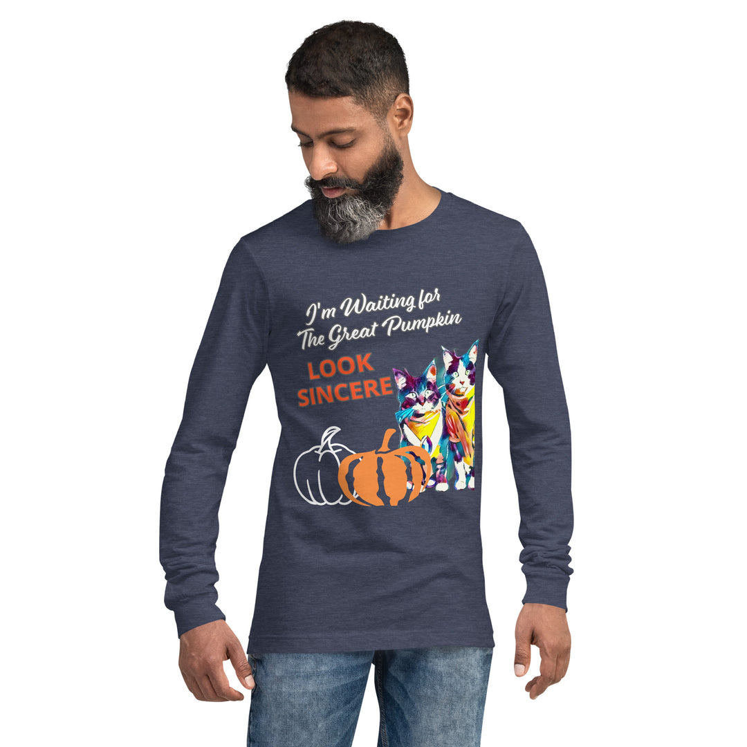 Sincerity for The Great Pumpkin Unisex Long Sleeve Tee