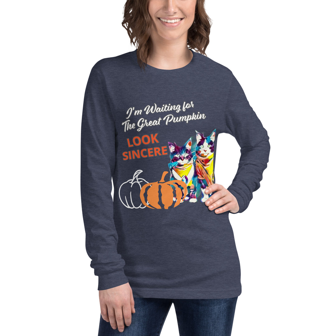 Sincerity for The Great Pumpkin Unisex Long Sleeve Tee