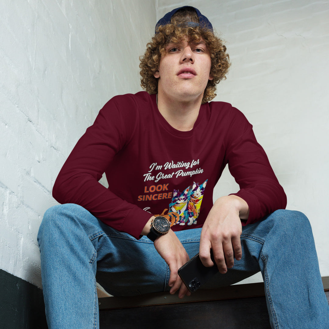 Sincerity for The Great Pumpkin Unisex Long Sleeve Tee