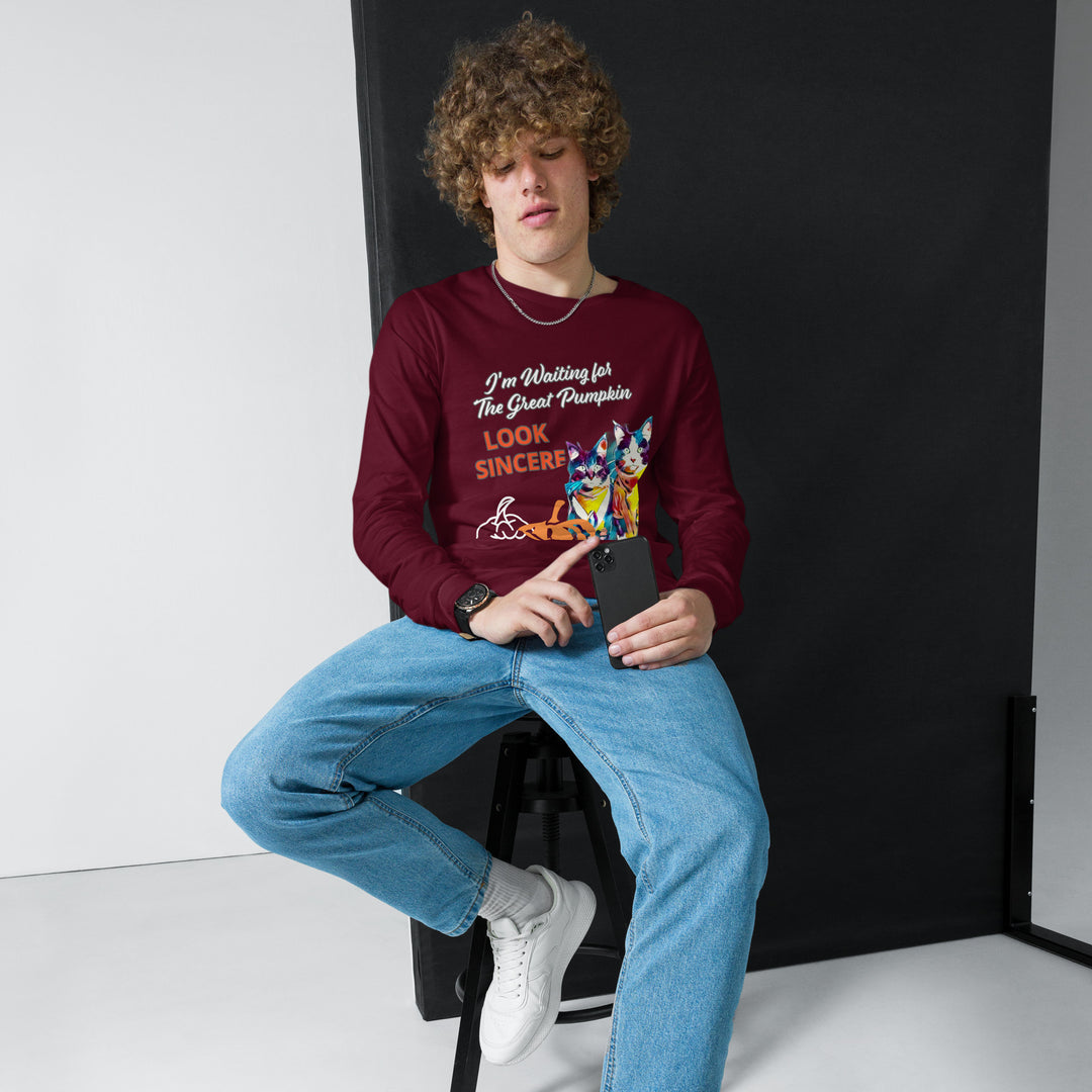 Sincerity for The Great Pumpkin Unisex Long Sleeve Tee