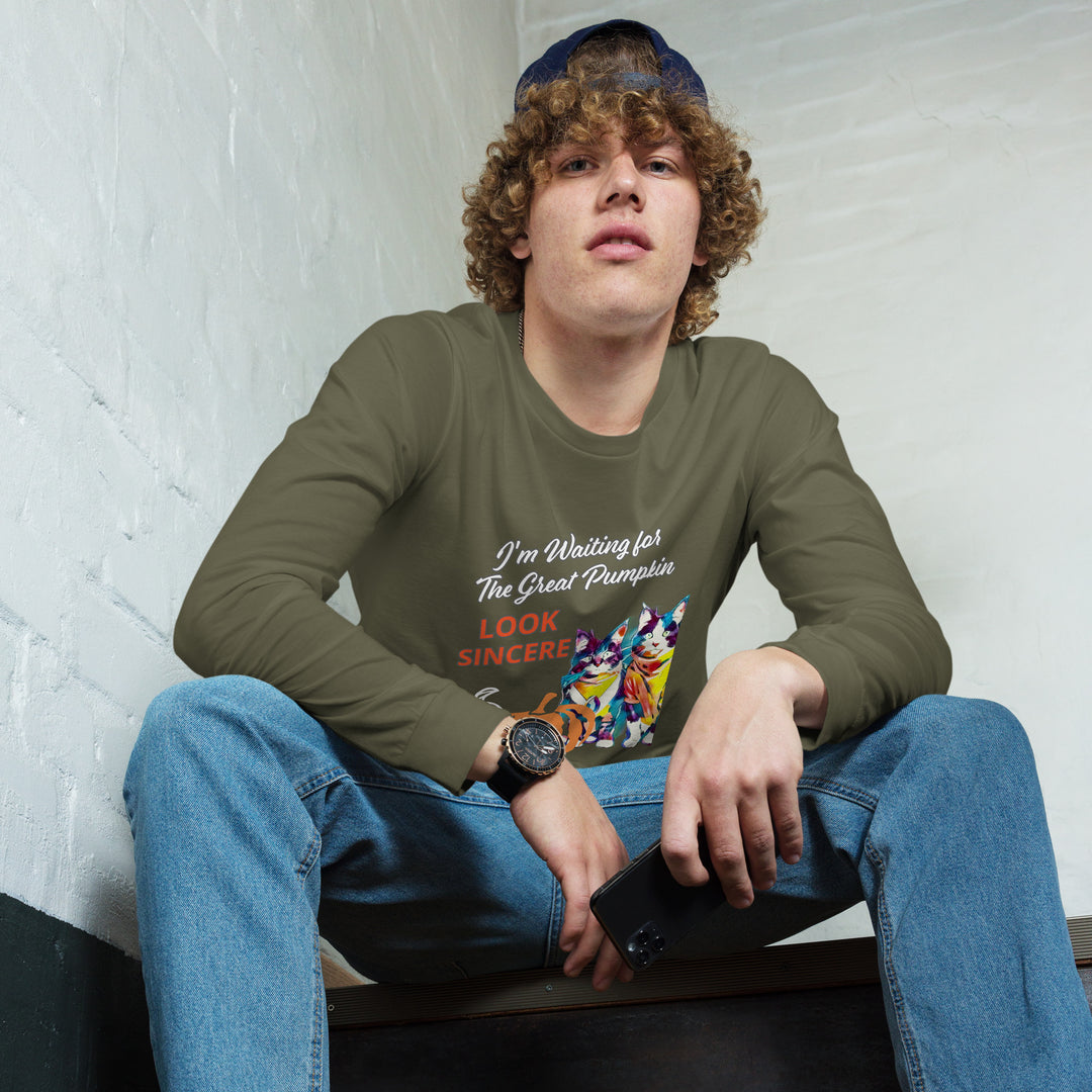 Sincerity for The Great Pumpkin Unisex Long Sleeve Tee