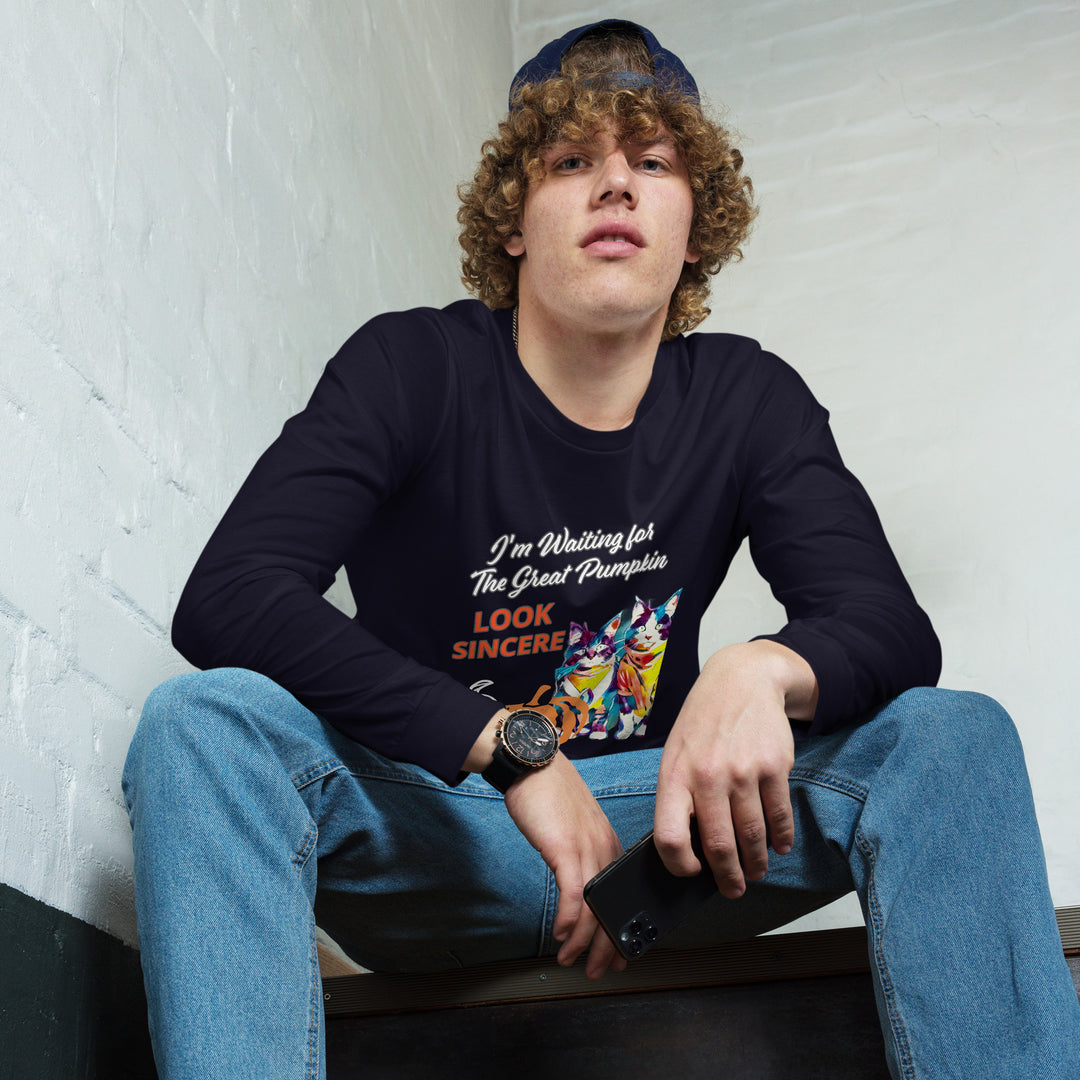 Sincerity for The Great Pumpkin Unisex Long Sleeve Tee