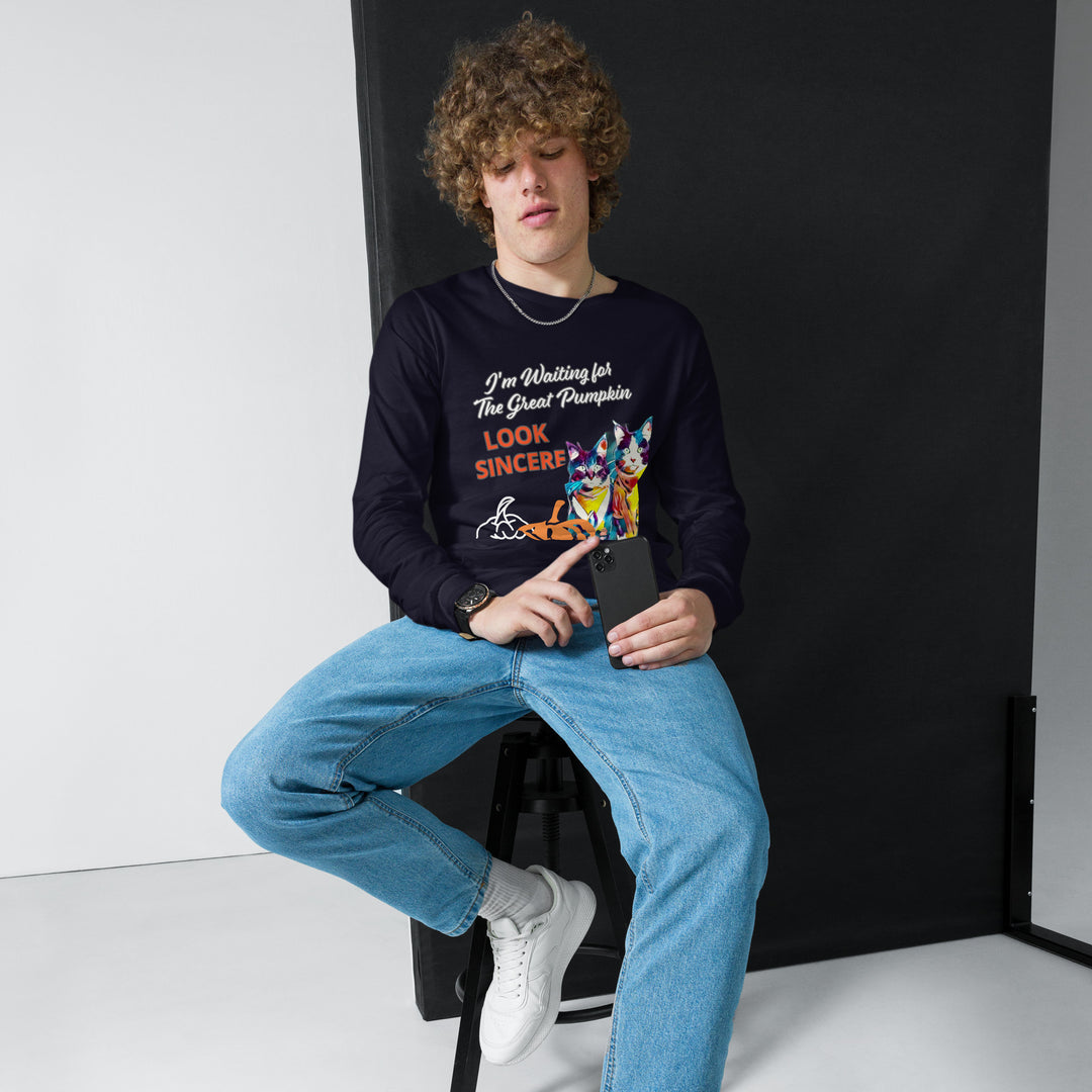 Sincerity for The Great Pumpkin Unisex Long Sleeve Tee