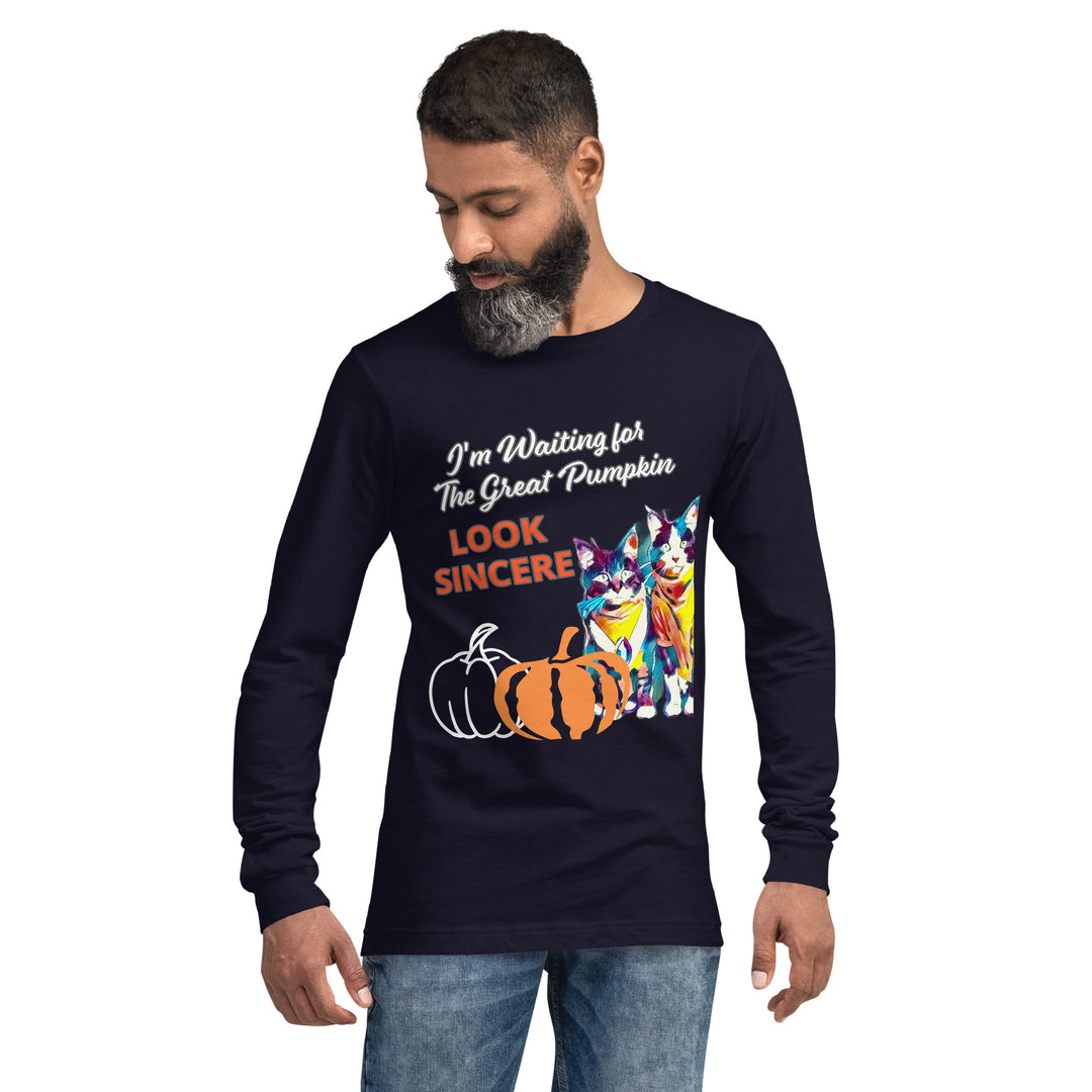 Sincerity for The Great Pumpkin Unisex Long Sleeve Tee