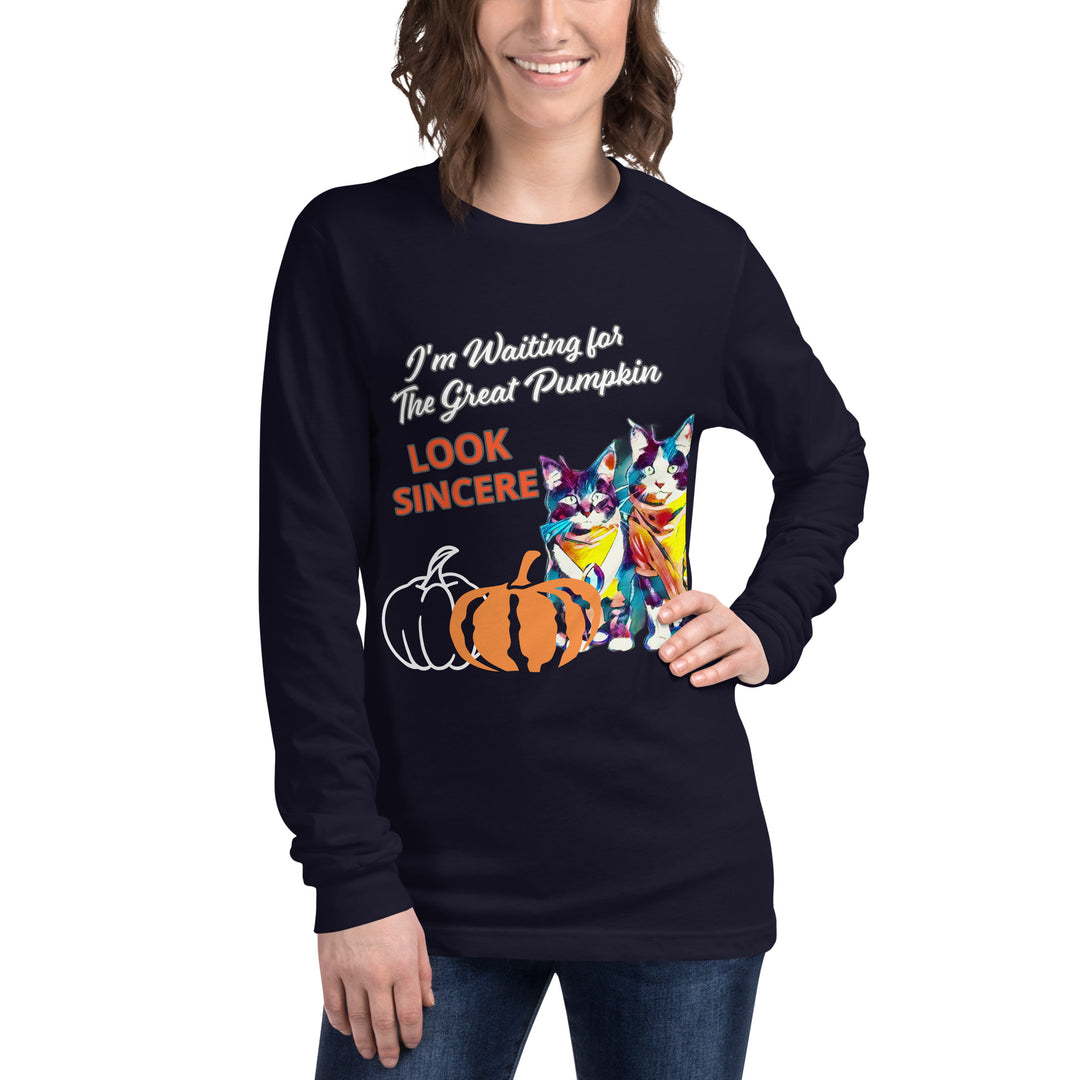 Sincerity for The Great Pumpkin Unisex Long Sleeve Tee