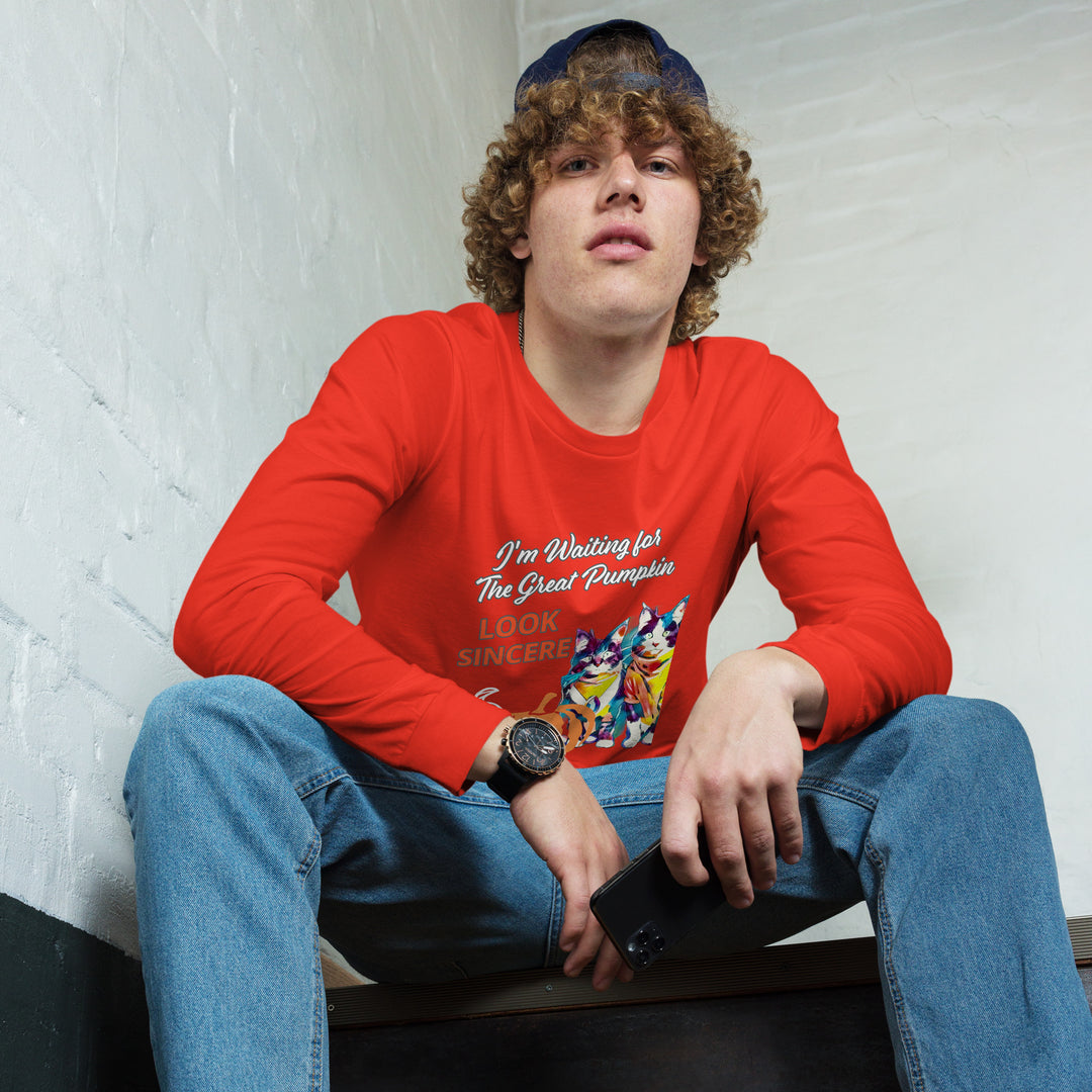 Sincerity for The Great Pumpkin Unisex Long Sleeve Tee