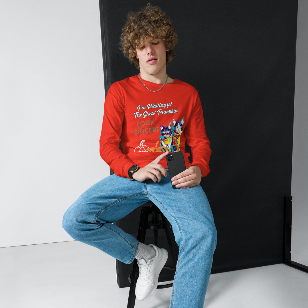 Sincerity for The Great Pumpkin Unisex Long Sleeve Tee