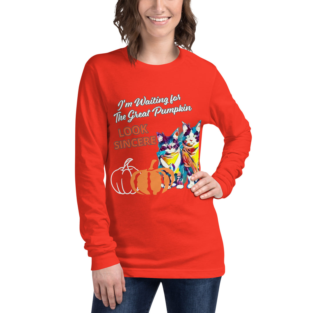 Sincerity for The Great Pumpkin Unisex Long Sleeve Tee