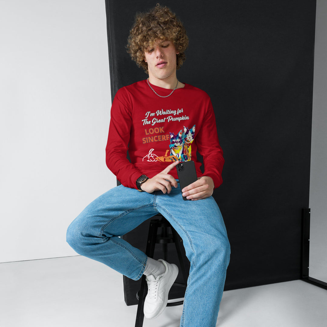 Sincerity for The Great Pumpkin Unisex Long Sleeve Tee