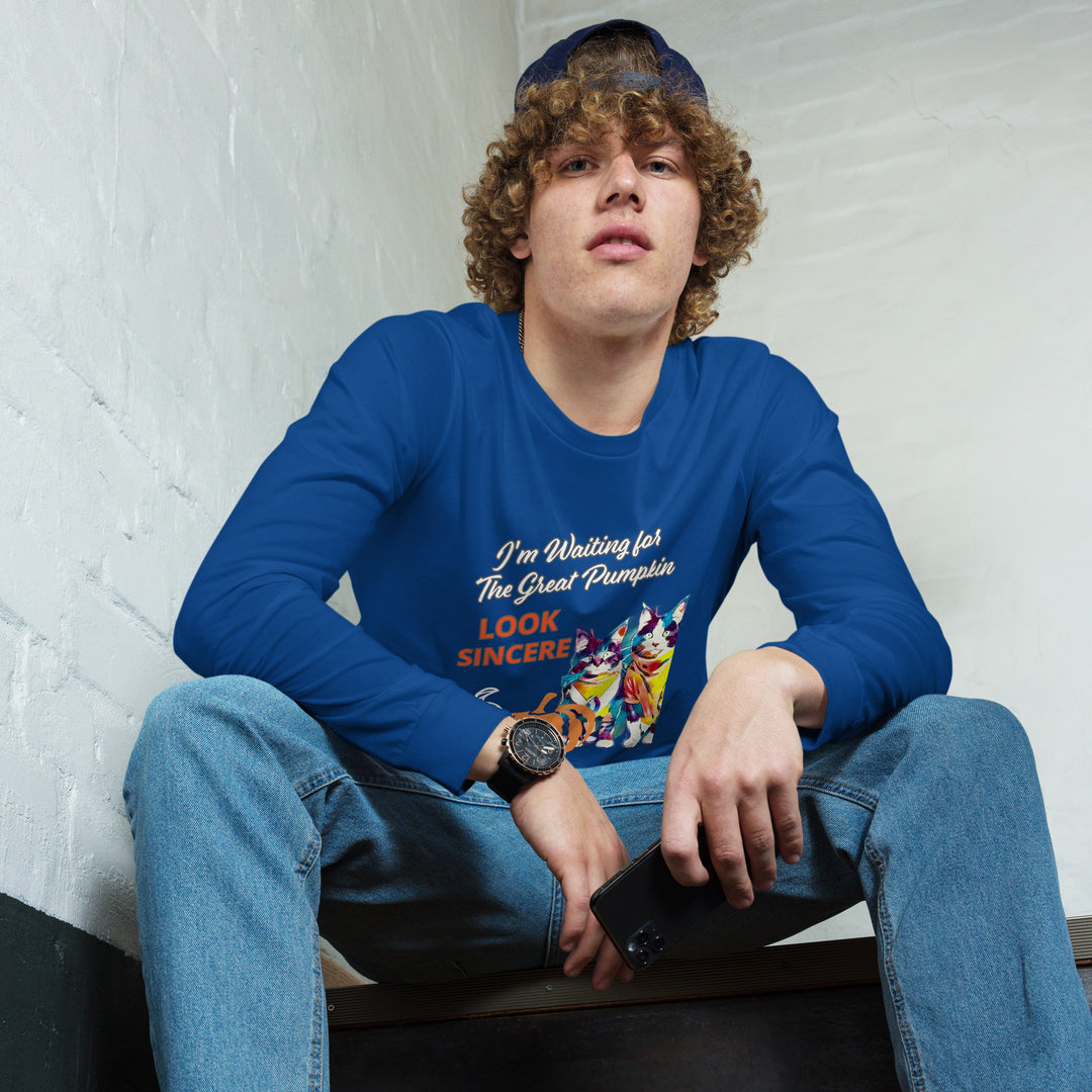Sincerity for The Great Pumpkin Unisex Long Sleeve Tee