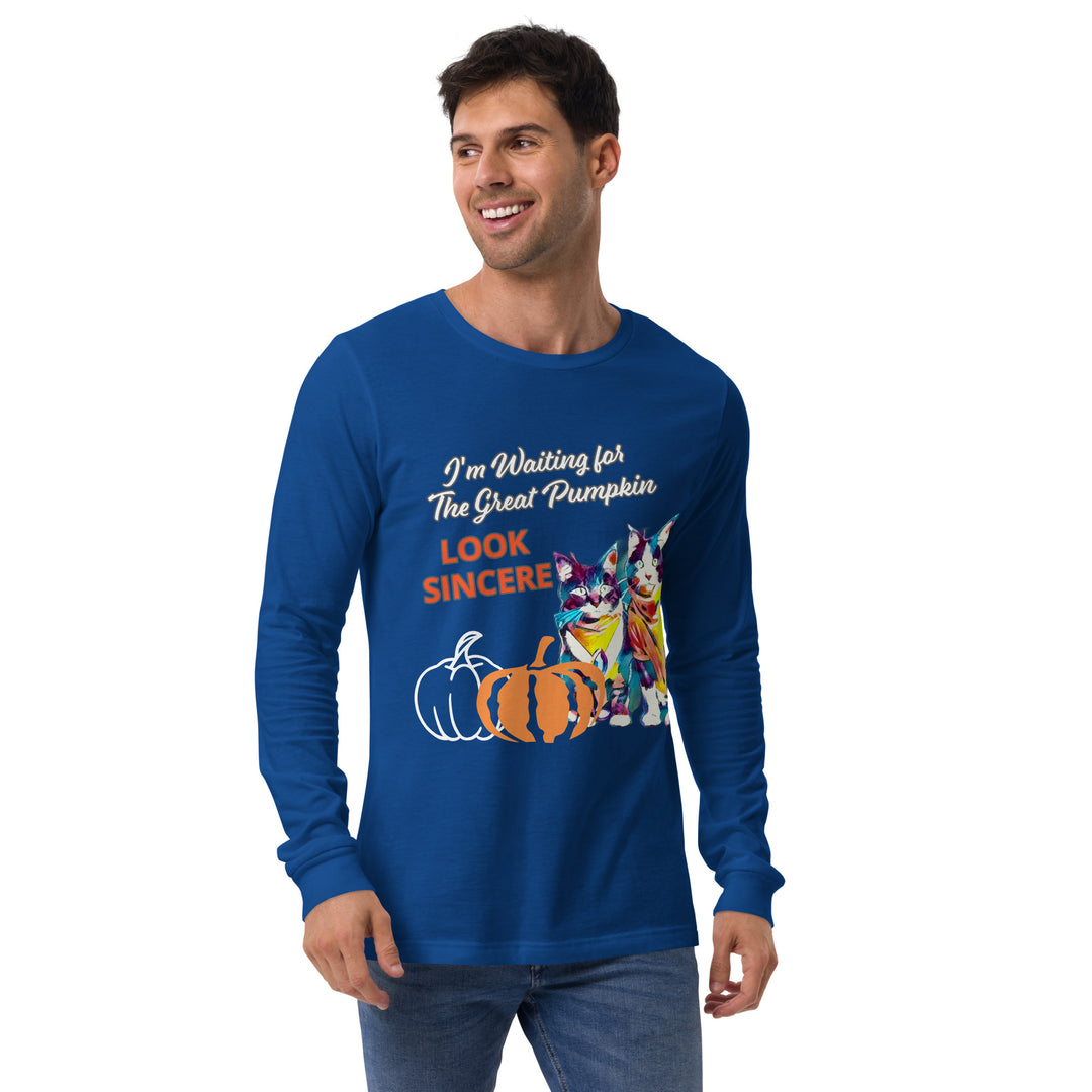 Sincerity for The Great Pumpkin Unisex Long Sleeve Tee