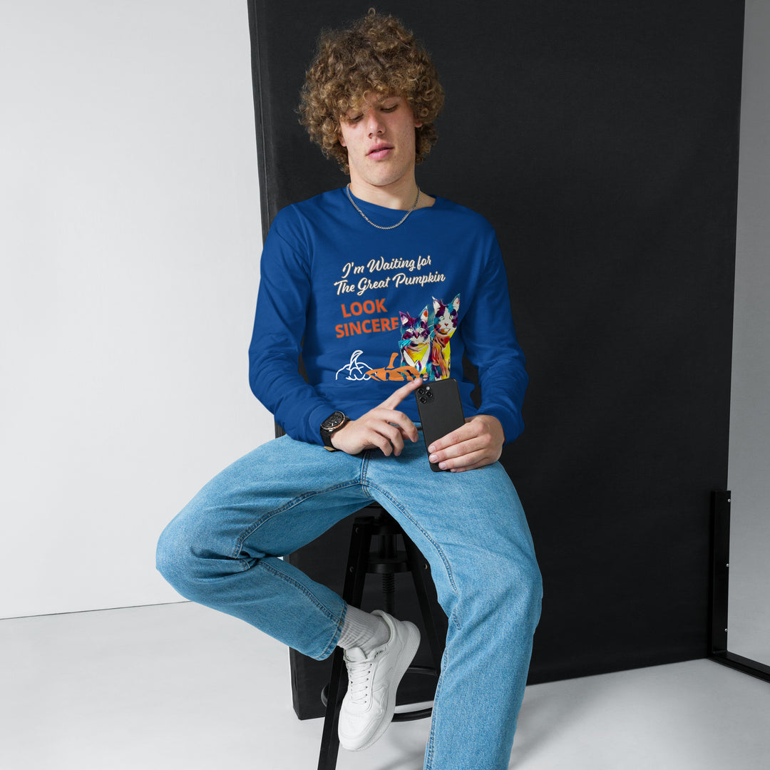 Sincerity for The Great Pumpkin Unisex Long Sleeve Tee