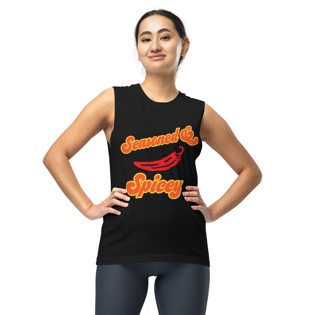 Seasoned and Spicey,  Unisex,  Men's, Women's Muscle Shirt