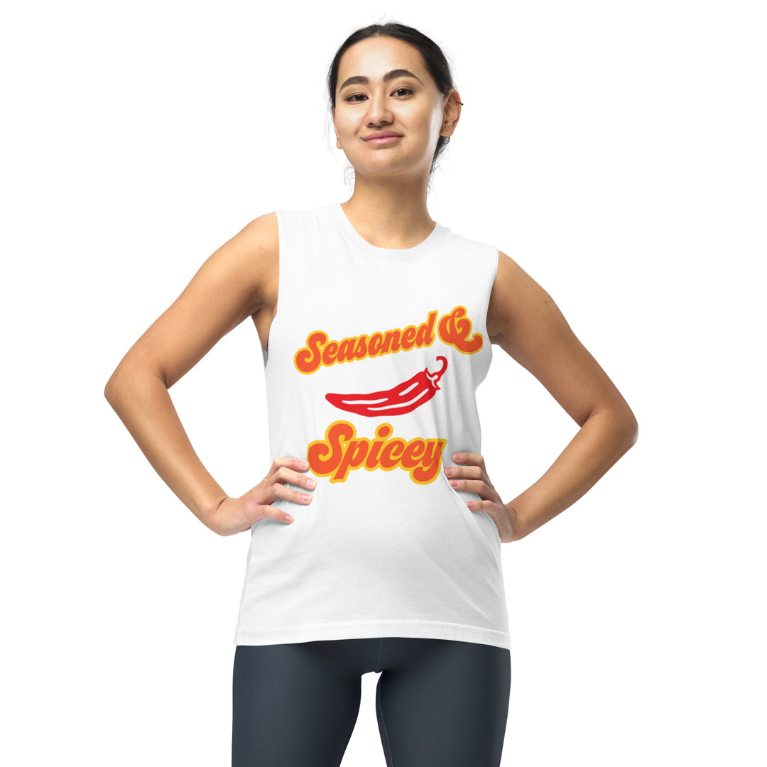 Seasoned and Spicey,  Unisex,  Men's, Women's Muscle Shirt