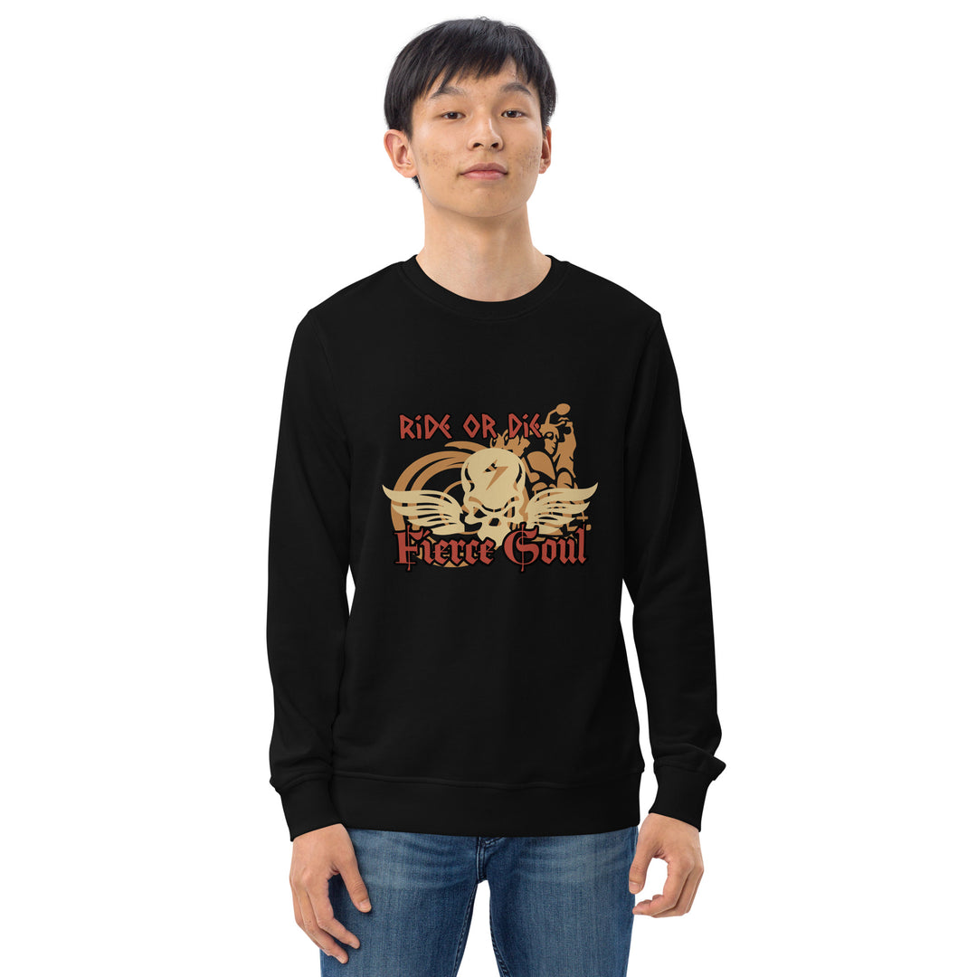 Ride or Die, Fierce Soul, Unisex organic sweatshirt