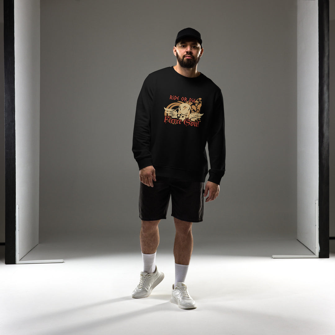 Ride or Die, Fierce Soul, Unisex organic sweatshirt