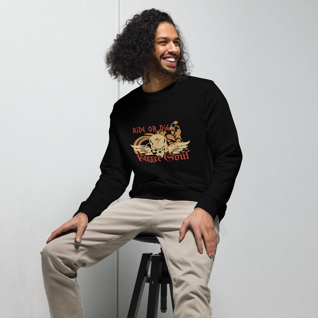Ride or Die, Fierce Soul, Unisex organic sweatshirt