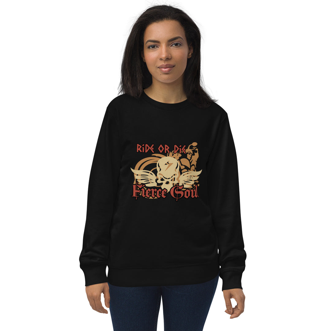 Ride or Die, Fierce Soul, Unisex organic sweatshirt