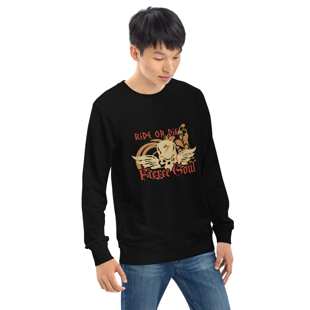Ride or Die, Fierce Soul, Unisex organic sweatshirt